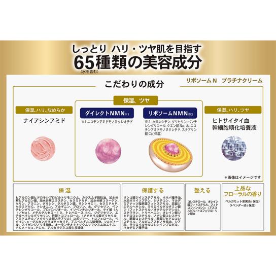 NMNリポソームNプラチナクリーム30g×2個セット リポソームN プラチナクリーム 2個 (特典付) [H261003] | テレビ通販